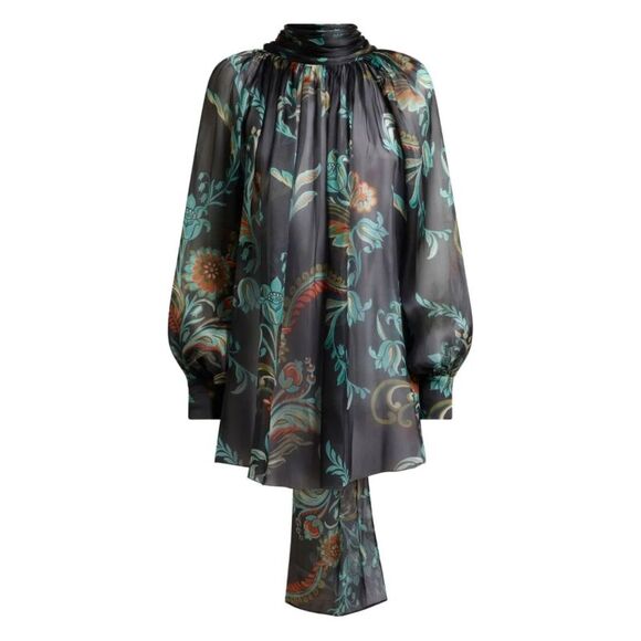 Etro Women Ruched Top With Scarf